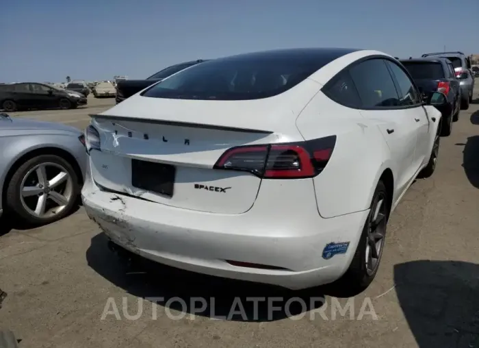 TESLA 3 2021 vin 5YJ3E1EA3MF930469 from auto auction Copart