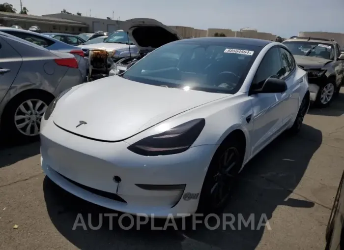 TESLA 3 2021 vin 5YJ3E1EA3MF930469 from auto auction Copart