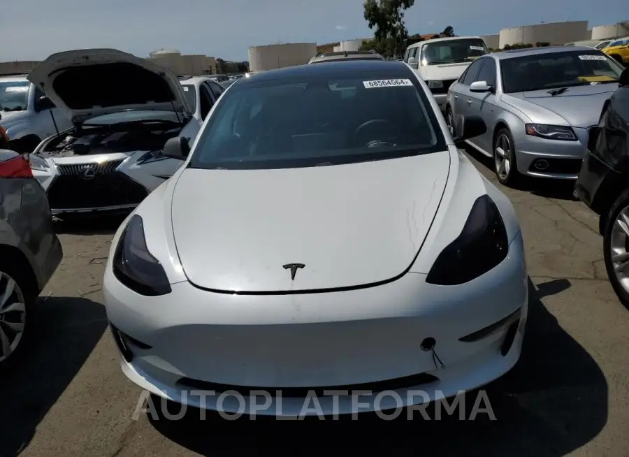 TESLA 3 2021 vin 5YJ3E1EA3MF930469 from auto auction Copart