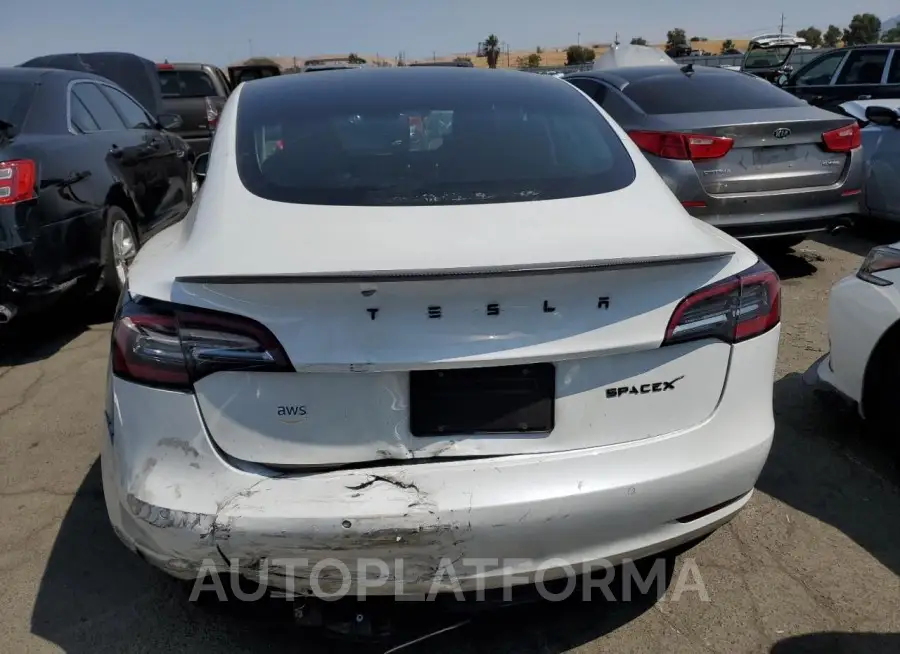 TESLA 3 2021 vin 5YJ3E1EA3MF930469 from auto auction Copart