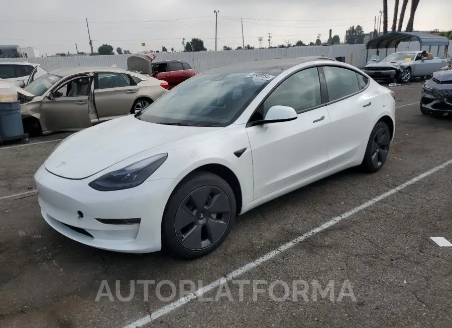 TESLA MODEL 3 2023 vin 5YJ3E1EA6PF603505 from auto auction Copart