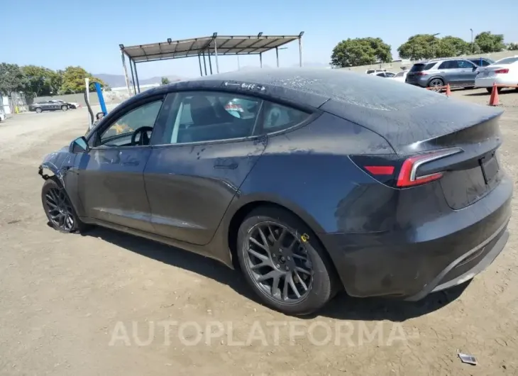 TESLA MODEL 3 2024 vin 5YJ3E1EA7RF747583 from auto auction Copart