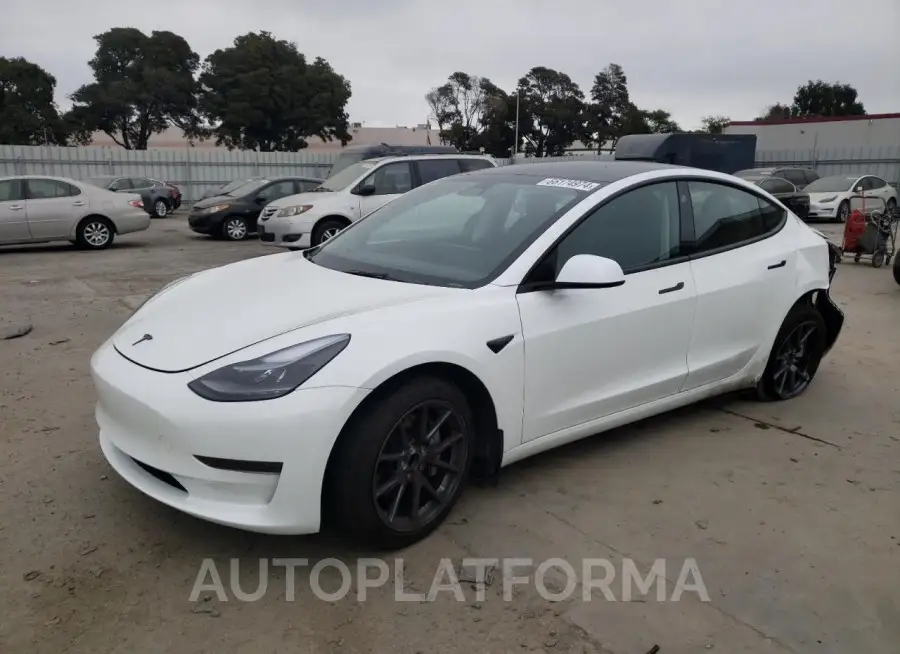 TESLA MODEL 3 2023 vin 5YJ3E1EAXPF639035 from auto auction Copart