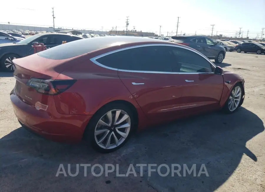 TESLA MODEL 3 2018 vin 5YJ3E1EB0JF135187 from auto auction Copart