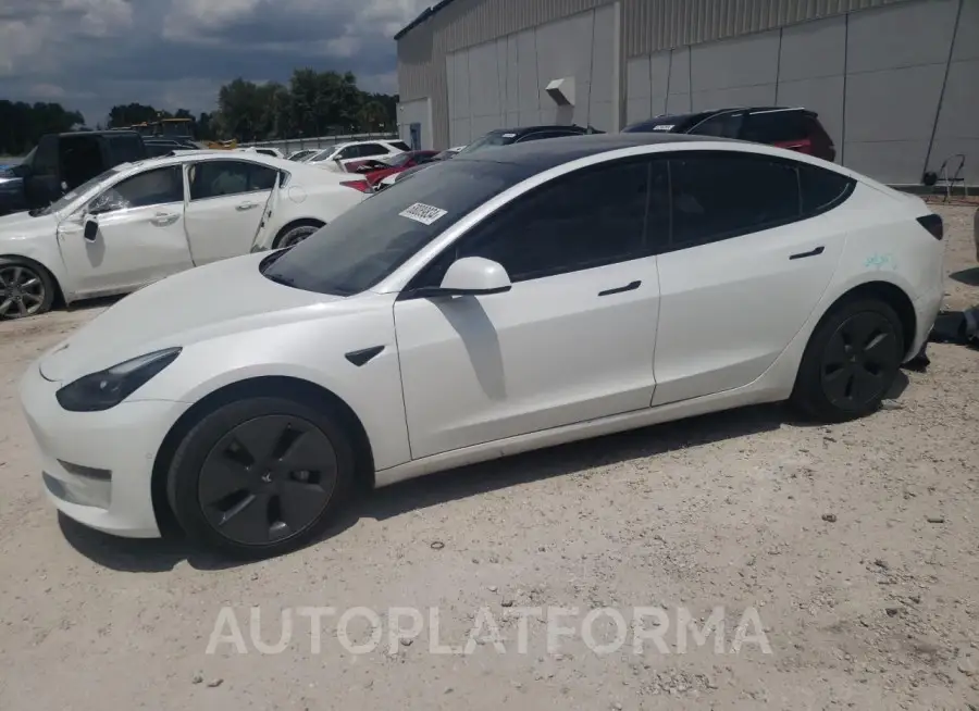 TESLA MODEL 3 2022 vin 5YJ3E1EB2NF130210 from auto auction Copart