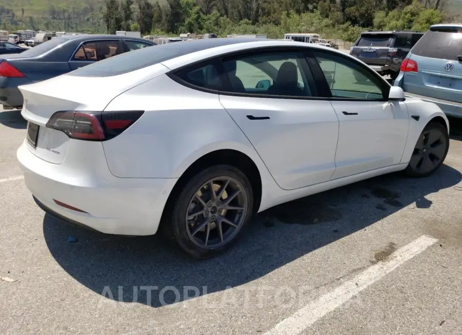 TESLA MODEL 3 2022 vin 5YJ3E1EB5NF171088 from auto auction Copart