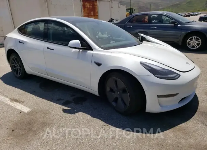 TESLA MODEL 3 2022 vin 5YJ3E1EB5NF171088 from auto auction Copart