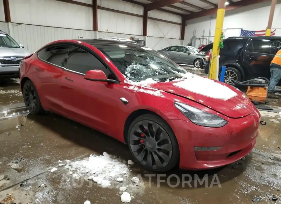 TESLA MODEL 3 2022 vin 5YJ3E1EC4NF177649 from auto auction Copart