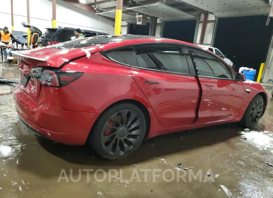 TESLA MODEL 3 2022 vin 5YJ3E1EC4NF177649 from auto auction Copart