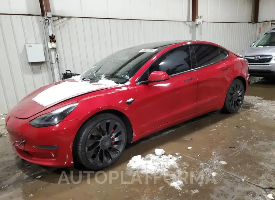 TESLA MODEL 3 2022 vin 5YJ3E1EC4NF177649 from auto auction Copart