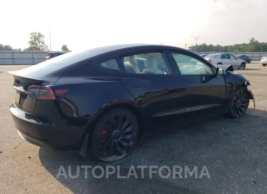 TESLA MODEL 3 2023 vin 5YJ3E1ECXPF418407 from auto auction Copart