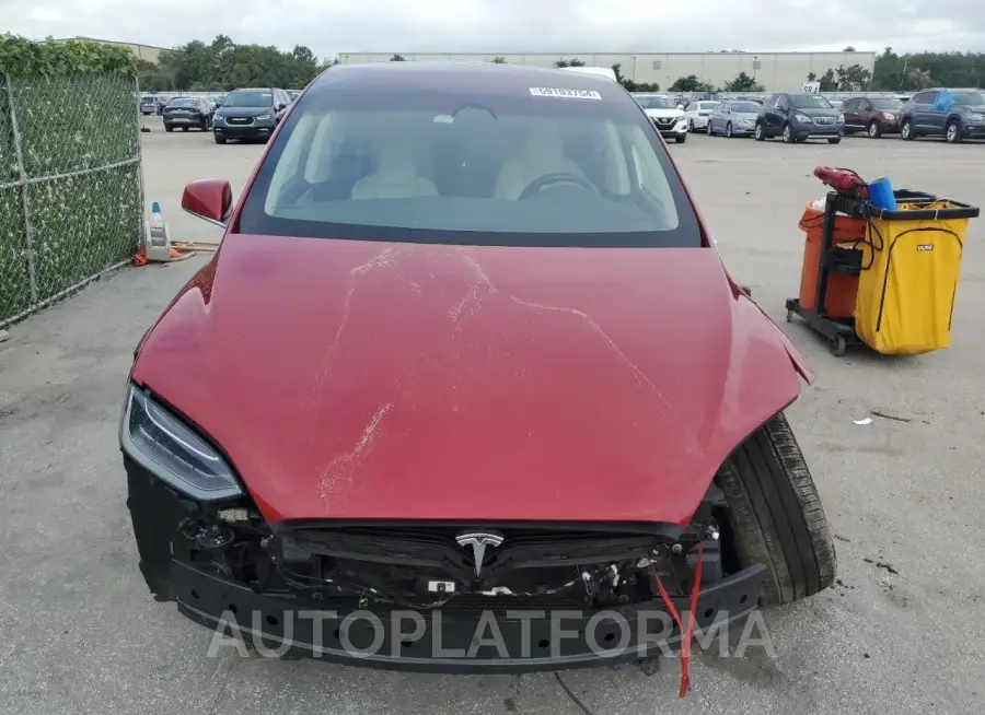 TESLA MODEL X 2018 vin 5YJXCBE23JF109275 from auto auction Copart