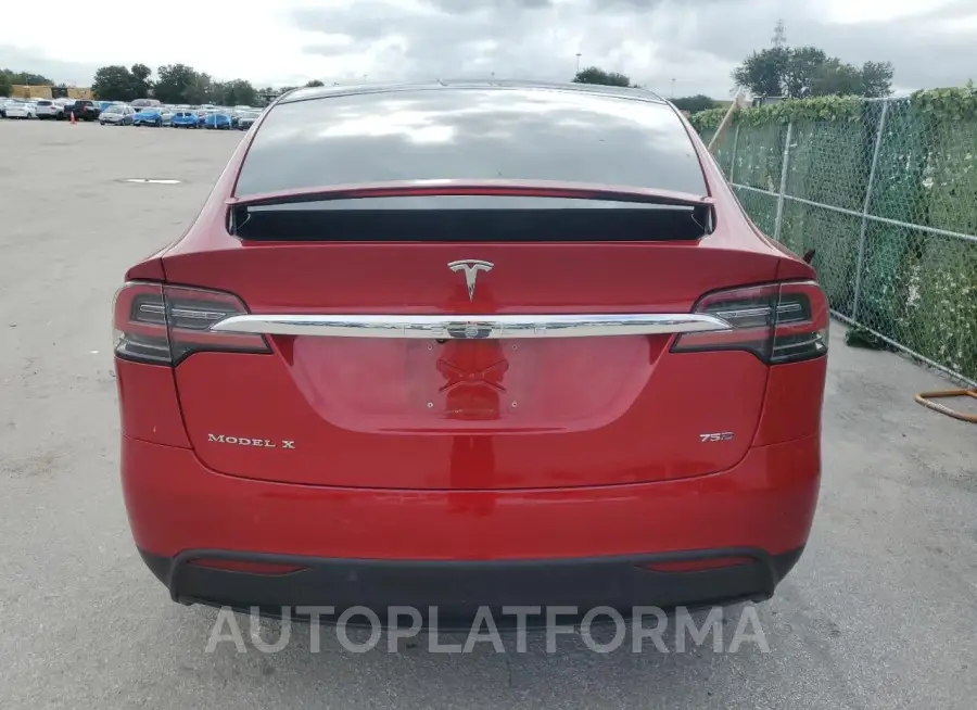 TESLA MODEL X 2018 vin 5YJXCBE23JF109275 from auto auction Copart