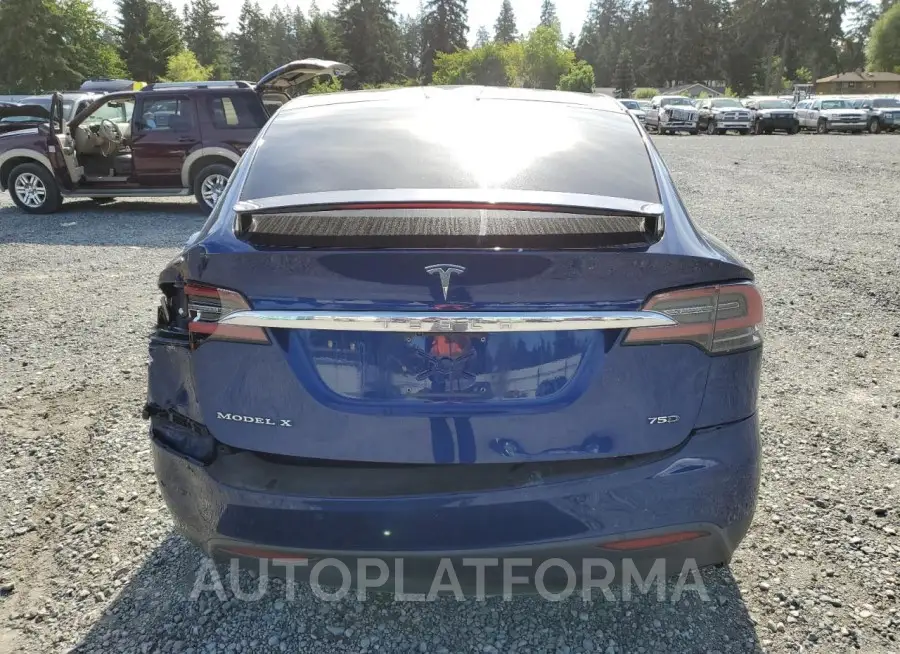 TESLA MODEL X 2016 vin 5YJXCBE29GF012512 from auto auction Copart