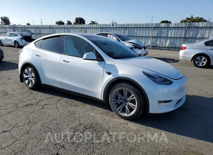 TESLA MODEL Y 2021 vin 5YJYGAEE0MF262987 from auto auction Copart