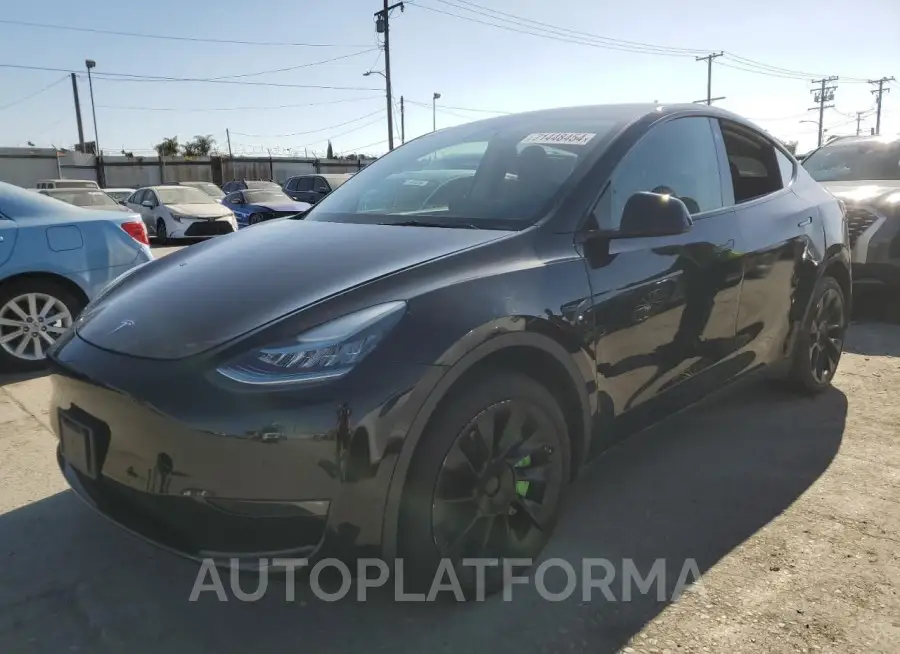 TESLA MODEL Y 2021 vin 5YJYGDEE2MF182060 from auto auction Copart