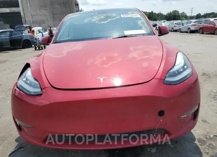 TESLA MODEL Y 2022 vin 7SAYGAEE4NF409655 from auto auction Copart