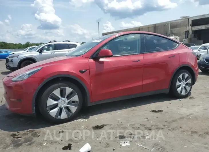 TESLA MODEL Y 2022 vin 7SAYGAEE4NF409655 from auto auction Copart