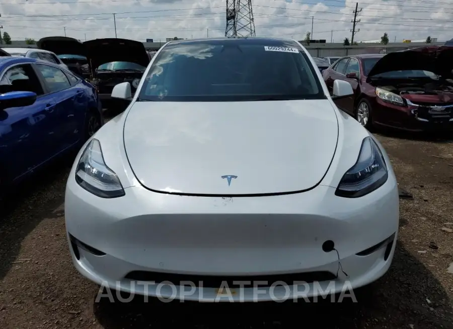 TESLA MODEL Y 2022 vin 7SAYGDEE0NF424655 from auto auction Copart