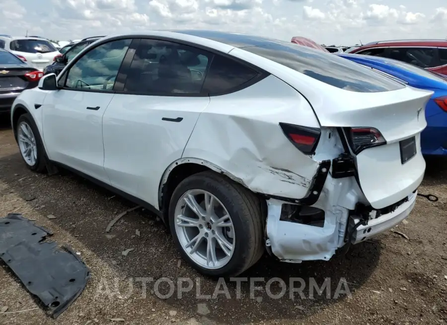 TESLA MODEL Y 2022 vin 7SAYGDEE0NF424655 from auto auction Copart