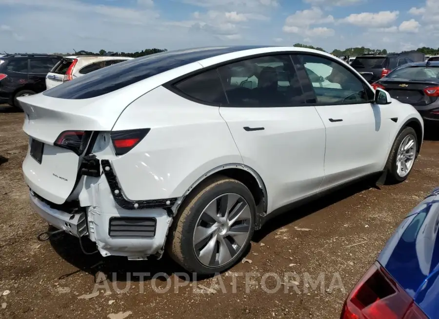 TESLA MODEL Y 2022 vin 7SAYGDEE0NF424655 from auto auction Copart