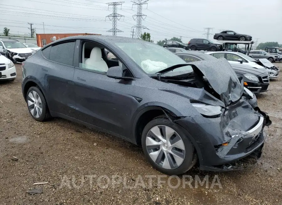 TESLA MODEL Y 2024 vin 7SAYGDEE2RA281808 from auto auction Copart