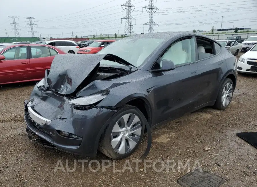 TESLA MODEL Y 2024 vin 7SAYGDEE2RA281808 from auto auction Copart