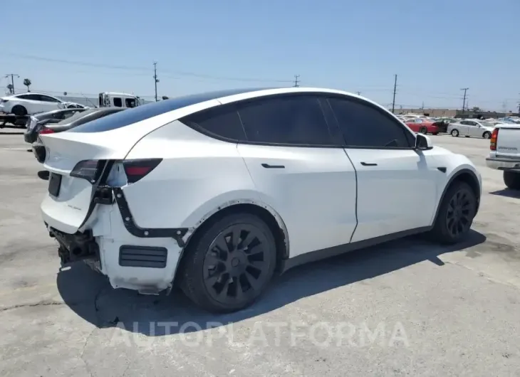 TESLA MODEL Y 2022 vin 7SAYGDEE6NF536781 from auto auction Copart