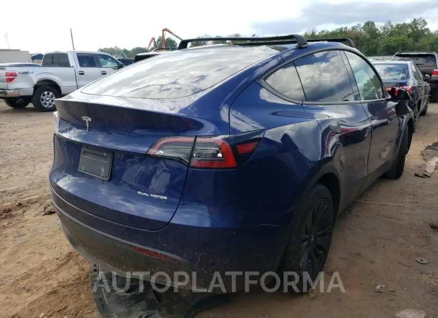 TESLA MODEL Y 2022 vin 7SAYGDEE8NF463901 from auto auction Copart