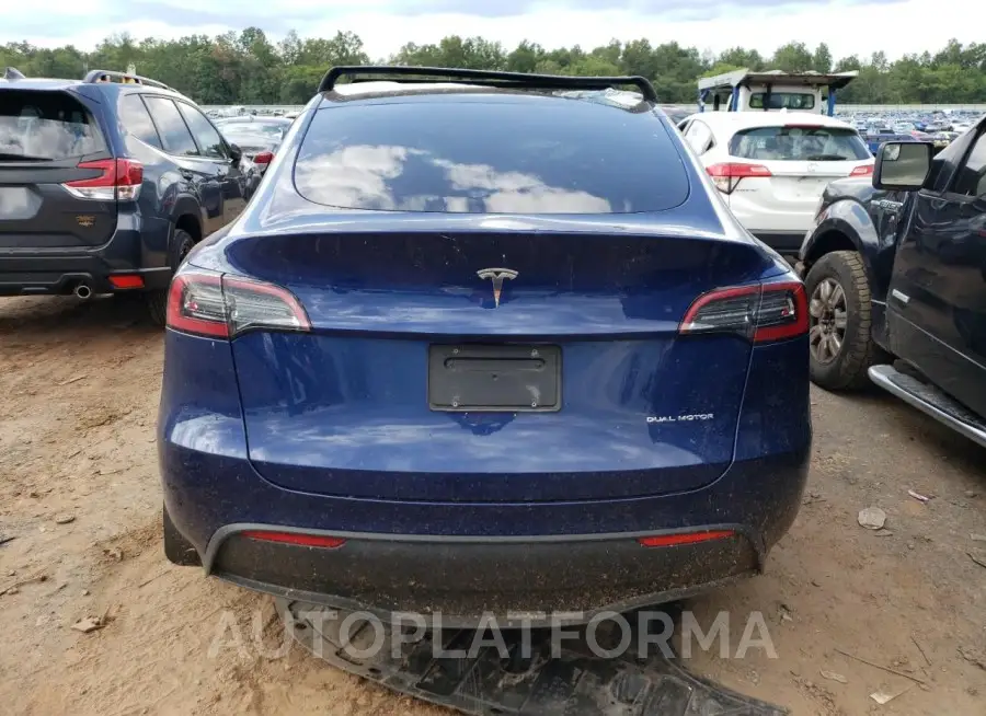 TESLA MODEL Y 2022 vin 7SAYGDEE8NF463901 from auto auction Copart