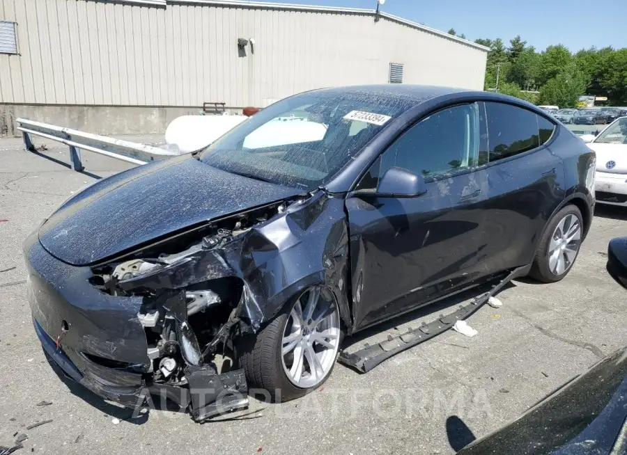 TESLA MODEL Y 2024 vin 7SAYGDEEXRF994829 from auto auction Copart