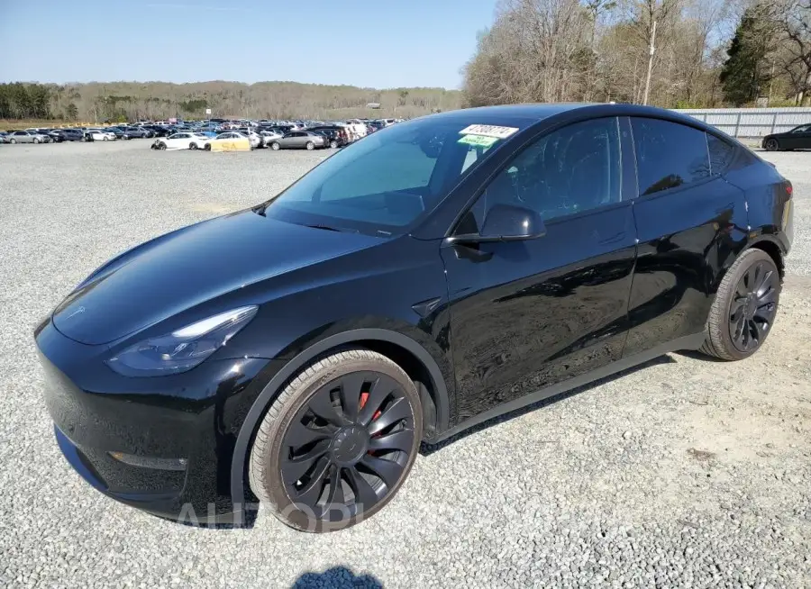 TESLA MODEL Y 2022 vin 7SAYGDEF2NF512888 from auto auction Copart