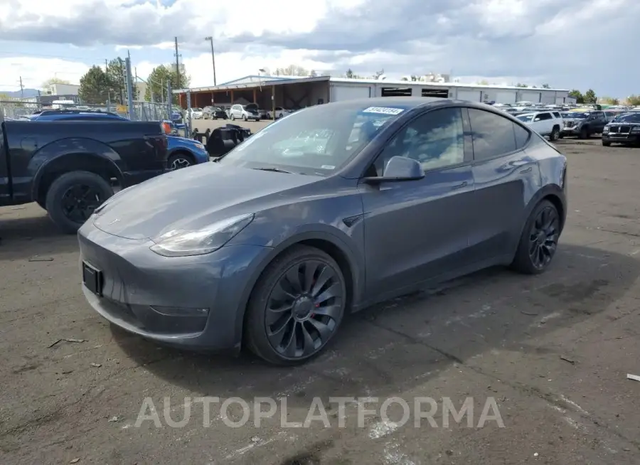 TESLA MODEL Y 2023 vin 7SAYGDEF8PF887543 from auto auction Copart