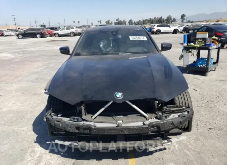 BMW 330I 2021 vin 3MW5R1J01M8B69999 from auto auction Copart