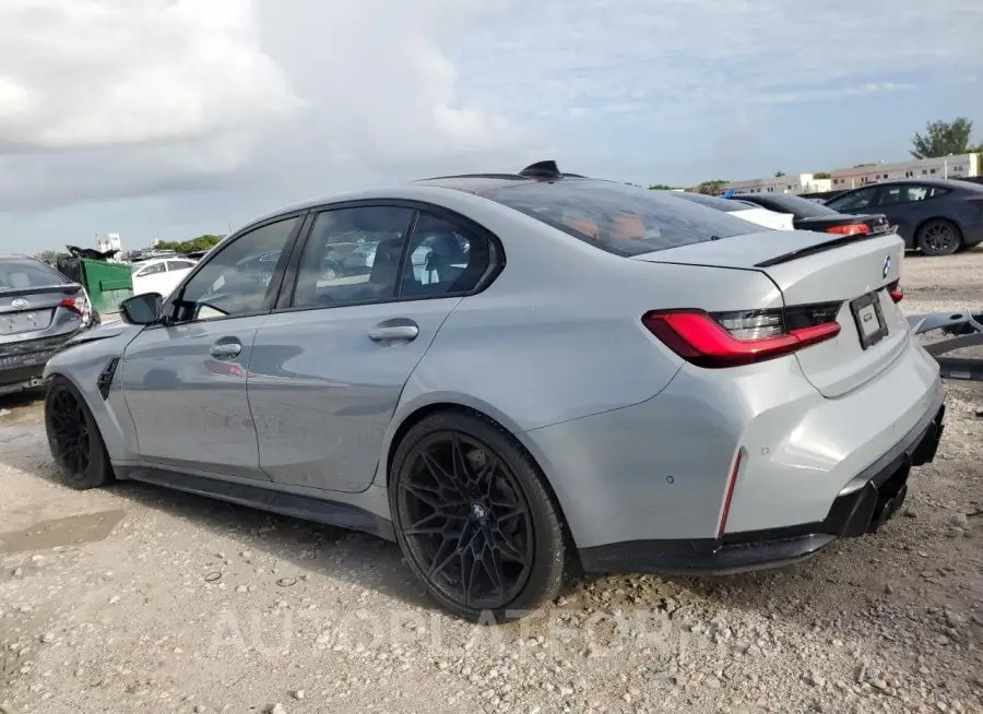 BMW M3 COMPETI 2021 vin WBS33AY06MFL20384 from auto auction Copart