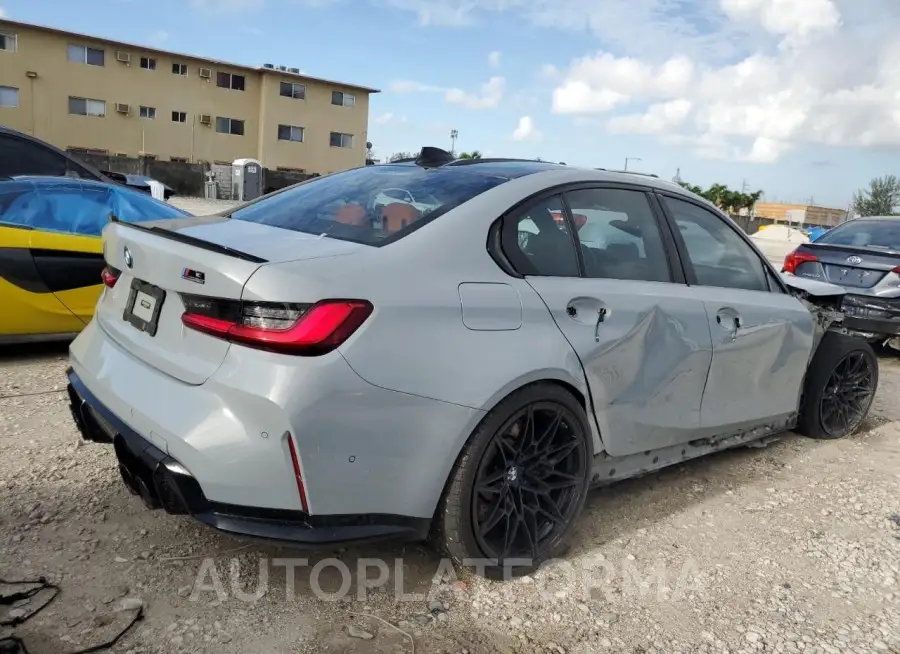 BMW M3 COMPETI 2021 vin WBS33AY06MFL20384 from auto auction Copart