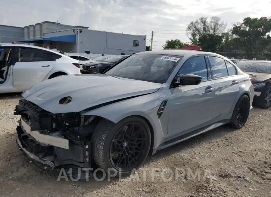 BMW M3 COMPETI 2021 vin WBS33AY06MFL20384 from auto auction Copart