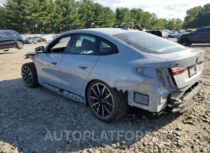 BMW I4 M50 2024 vin WBY33AW0XRFS34141 from auto auction Copart