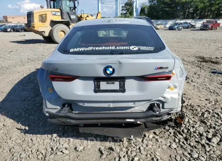 BMW I4 M50 2024 vin WBY33AW0XRFS34141 from auto auction Copart