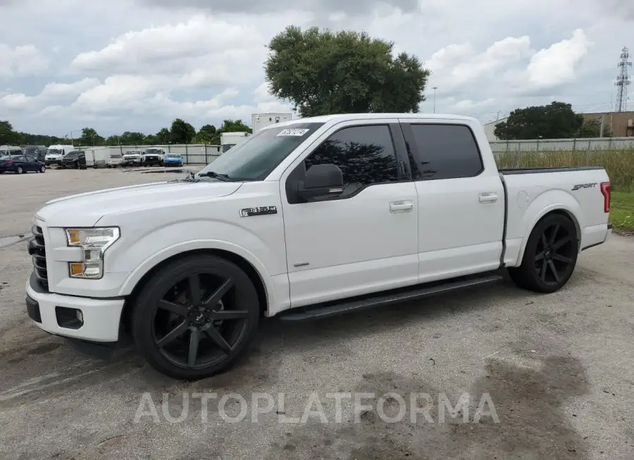 FORD F150 SUPER 2016 vin 1FTEW1CPXGKF76275 from auto auction Copart