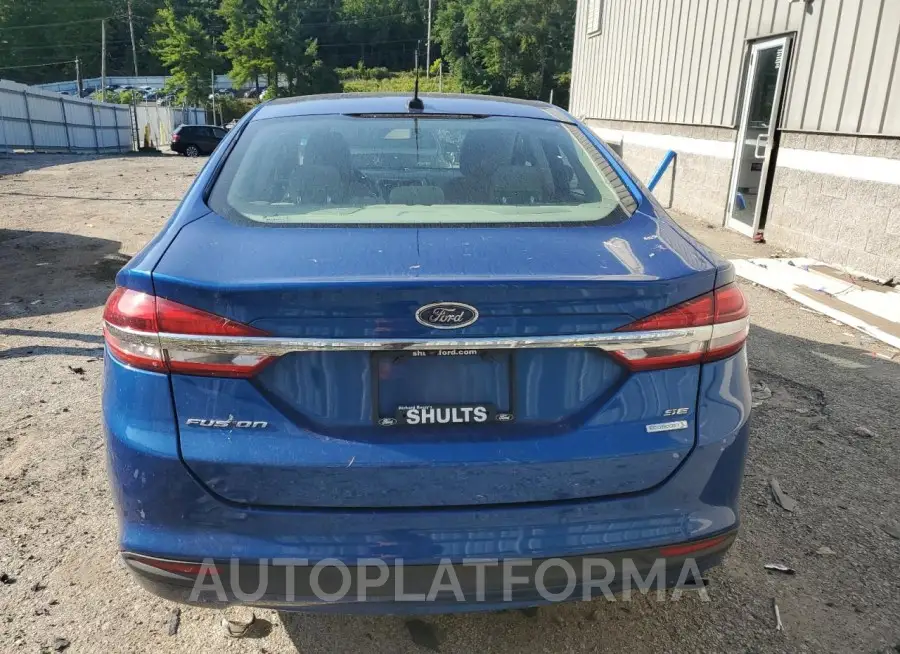 FORD FUSION SE 2018 vin 3FA6P0HD6JR259418 from auto auction Copart