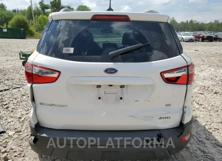 FORD ECOSPORT S 2018 vin MAJ6P1UL1JC241927 from auto auction Copart