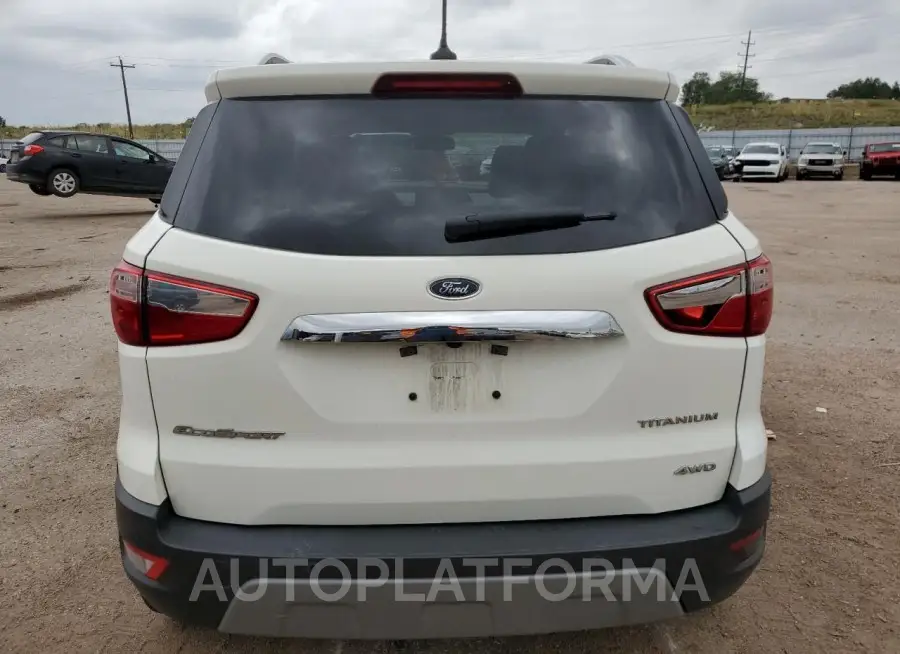 FORD ECOSPORT T 2020 vin MAJ6S3KL9LC351754 from auto auction Copart