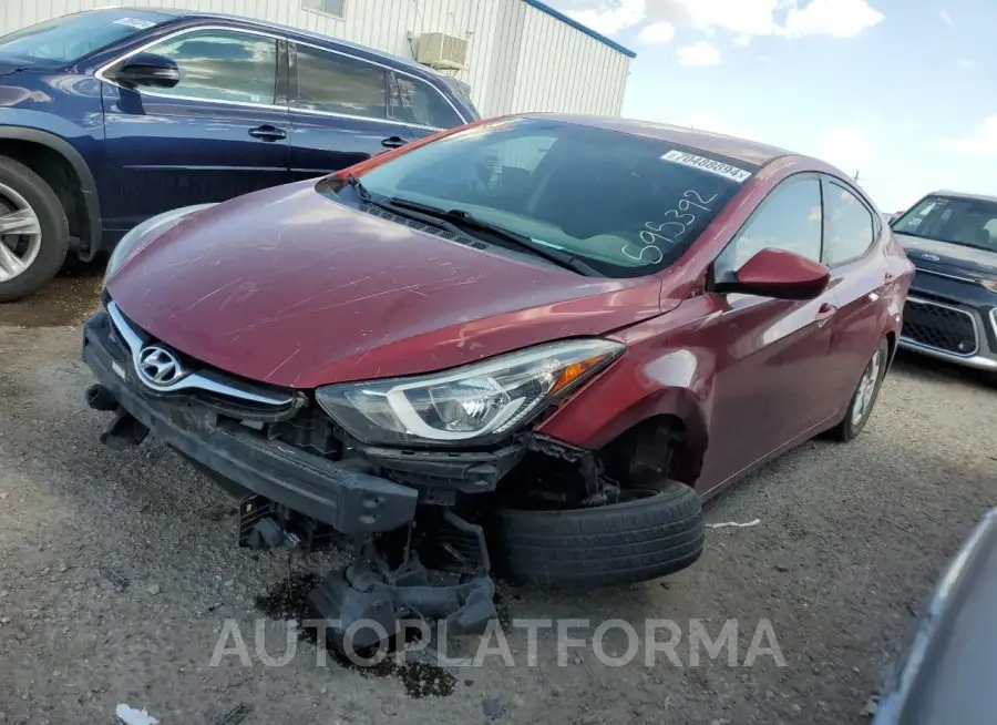 HYUNDAI elantra se 2015 vin 5NPDH4AE2FH595392 from auto auction Copart