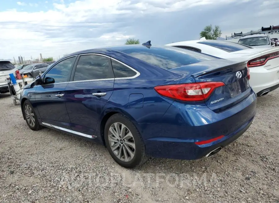 HYUNDAI SONATA SPO 2017 vin 5NPE34AF8HH542968 from auto auction Copart