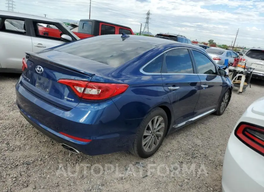 HYUNDAI SONATA SPO 2017 vin 5NPE34AF8HH542968 from auto auction Copart