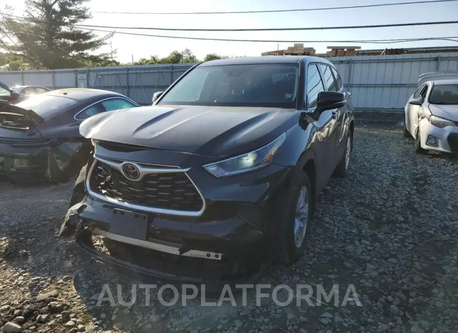 TOYOTA HIGHLANDER 2021 vin 5TDCZRBH2MS138362 from auto auction Copart