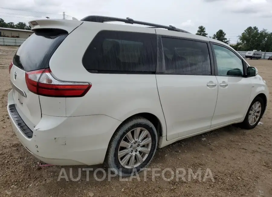 TOYOTA SIENNA XLE 2017 vin 5TDDZ3DC8HS160472 from auto auction Copart