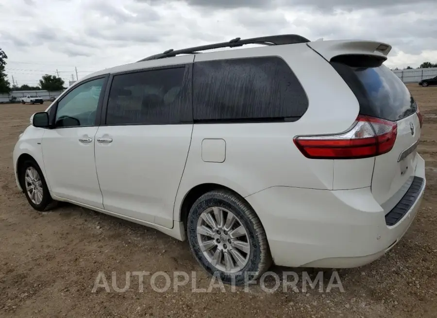 TOYOTA SIENNA XLE 2017 vin 5TDDZ3DC8HS160472 from auto auction Copart