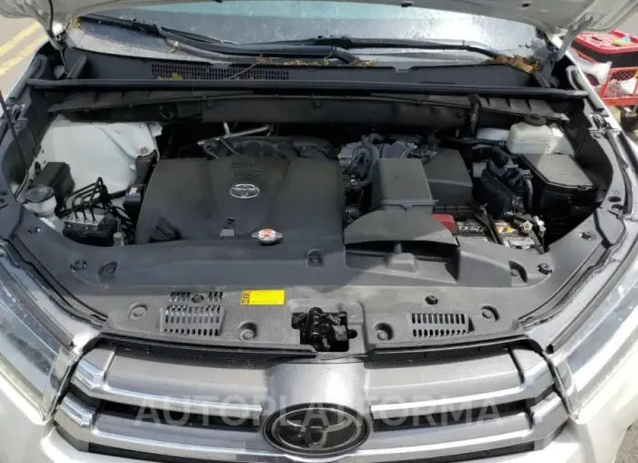 TOYOTA HIGHLANDER 2018 vin 5TDDZRFH8JS863944 from auto auction Copart